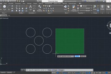 Seleção de objetos no AutoCAD