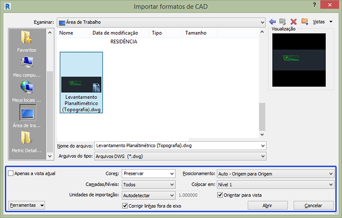 Criar topografia com DWG - Revit 9 criar-topografia-com-dwg