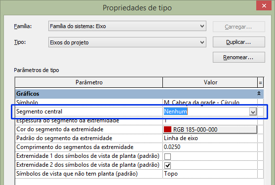 Configurar exibição dos eixos - Revit 6 ocultar-exibicao-das-linhas-de-eixo