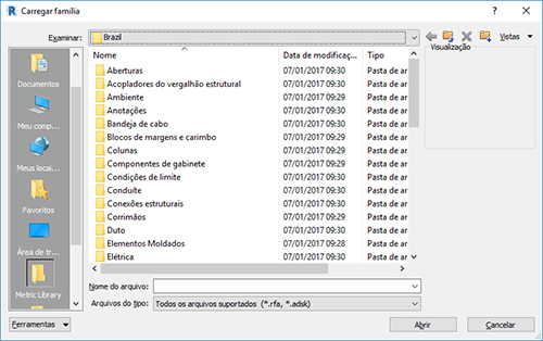 Não é possível carregar arquivos da família 5 não-é-possível-carregar-família