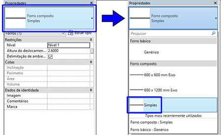 Criar forro com rebaixo e sanca - Revit 8 criar-forro-rebaixado-e-sanca