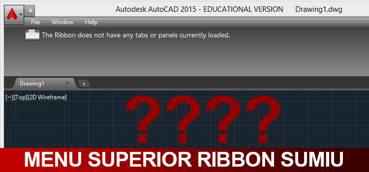 100 DICAS DE AUTOCAD!!! 20 menu-ribbon-sumiu