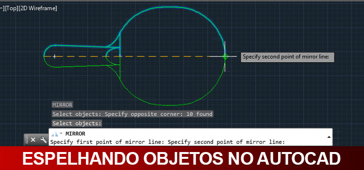 100 DICAS DE AUTOCAD!!! 14 mirror-espelhando