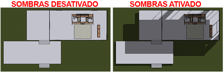 Estudo solar - Configuração das sombras - Revit 10 configurar-sombras