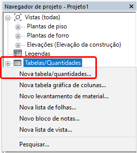 Tabela de quantidades no Revit 5 tabela-quantitativos