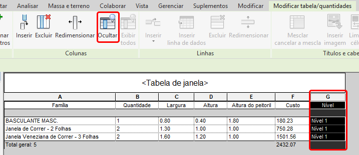 Tabela de quantidades no Revit 33 tabela-quantitativos