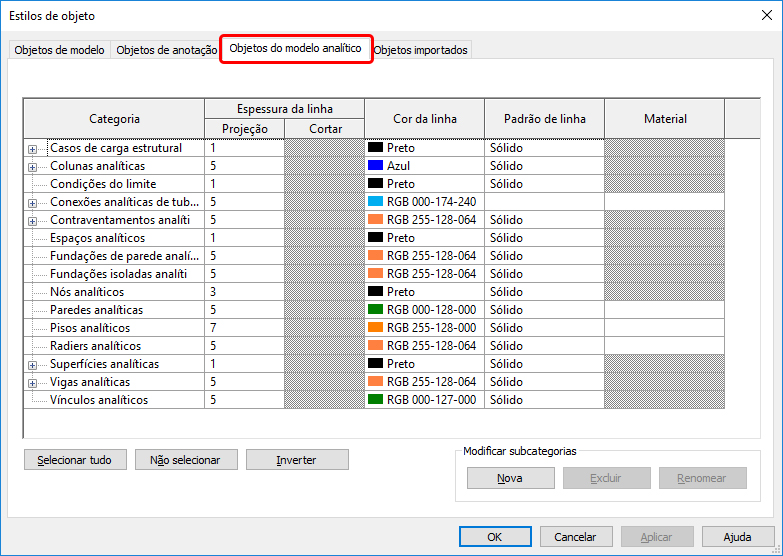 Peso gráfico e espessura de linha - Revit 24 peso-gráfico-e-espessura-de-linha