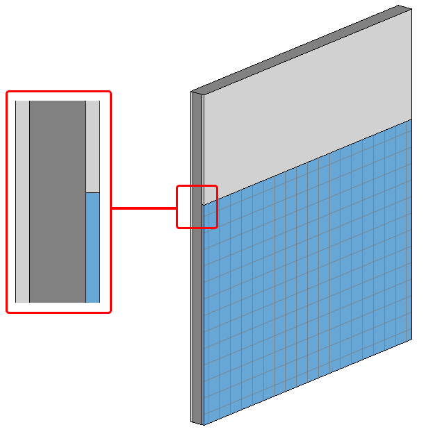 Múltiplos materiais por camada - Revit 21 parede-dois-materiais-na-mesma-face
