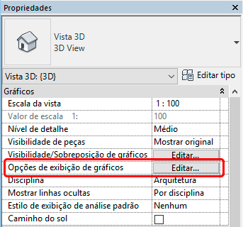 Opções de exibição de gráficos 3 modelos-de-vista