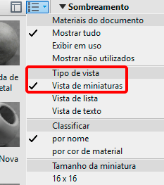 Expandir navegador de materiais - Revit 12 expandir-janela-de-materiais