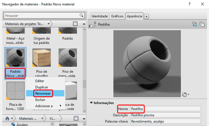 Guia Básico Materiais - Revit 40 guia-basico-materiais