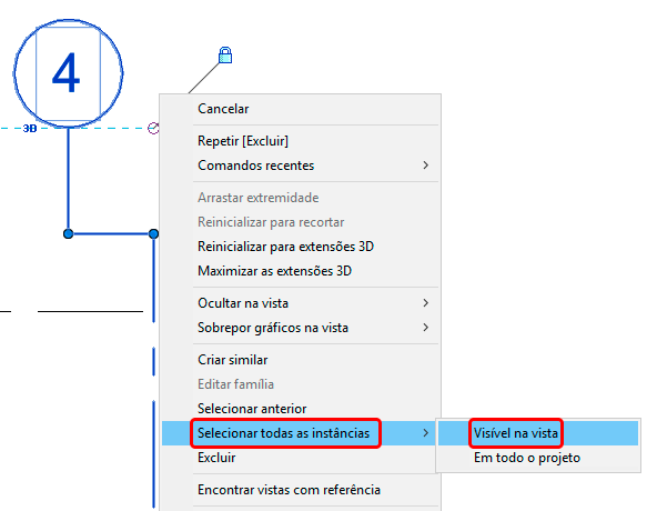 Eixos e níveis - Propagar extensões 12 eixos-e-níveis