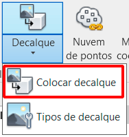 Criar decalque - Revit 12 decalque