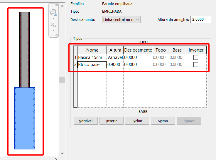 Parede empilhada no revit 11 parede-empilhada
