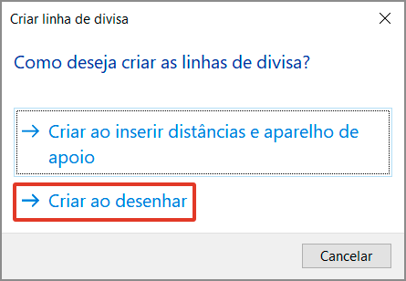 Linha de divisa do Terreno 21 Linha-de-divisa