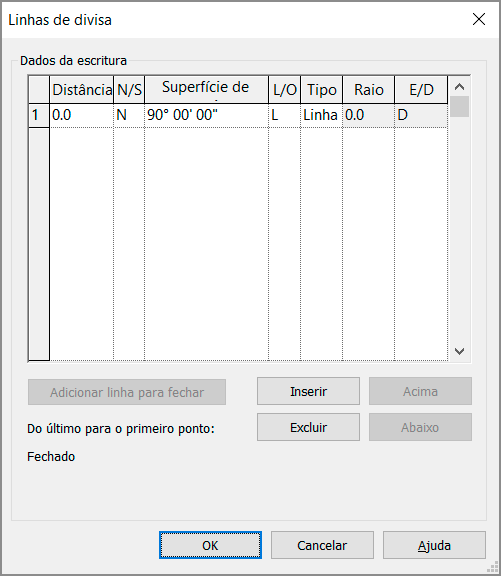 Linha de divisa do Terreno 26 Linha-de-divisa-