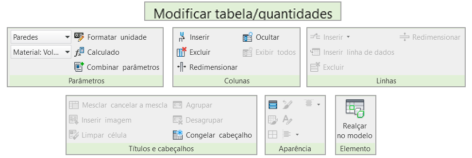 Formatação de tabelas - Revit 2 formatação-de-tabelas