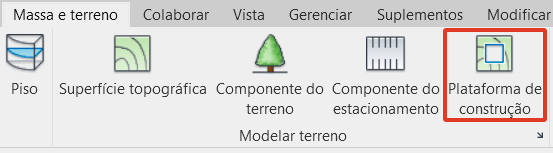 Plataforma de construção - Revit 5 plataforma