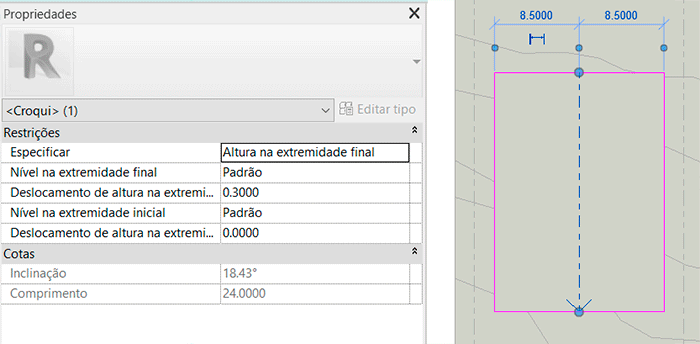 Plataforma de construção - Revit 18 plataforma