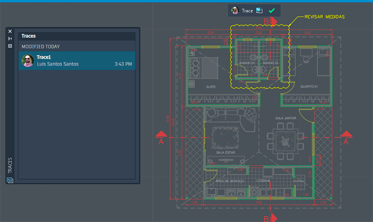 AutoCAD 2022 chegou! 26 trace
