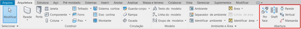 Aberturas no Revit 2 Aberturas