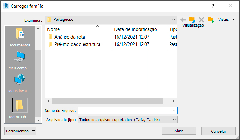 REVIT - AS FAMÍLIAS NÃO FORAM INSTALADAS 2 famílias-nao-foram