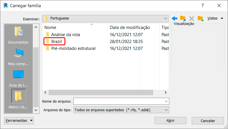 REVIT - AS FAMÍLIAS NÃO FORAM INSTALADAS 8 famílias-nao-foram