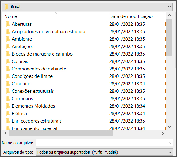 REVIT - AS FAMÍLIAS NÃO FORAM INSTALADAS 9 famílias-nao-foram