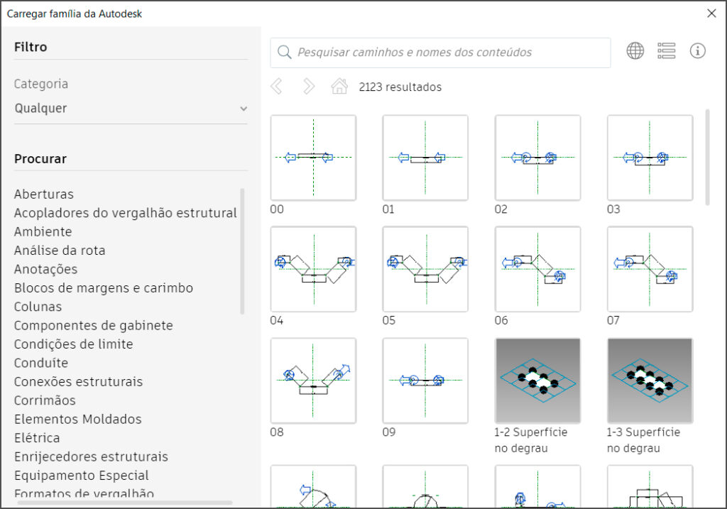 REVIT - AS FAMÍLIAS NÃO FORAM INSTALADAS 11 famílias-nao-foram