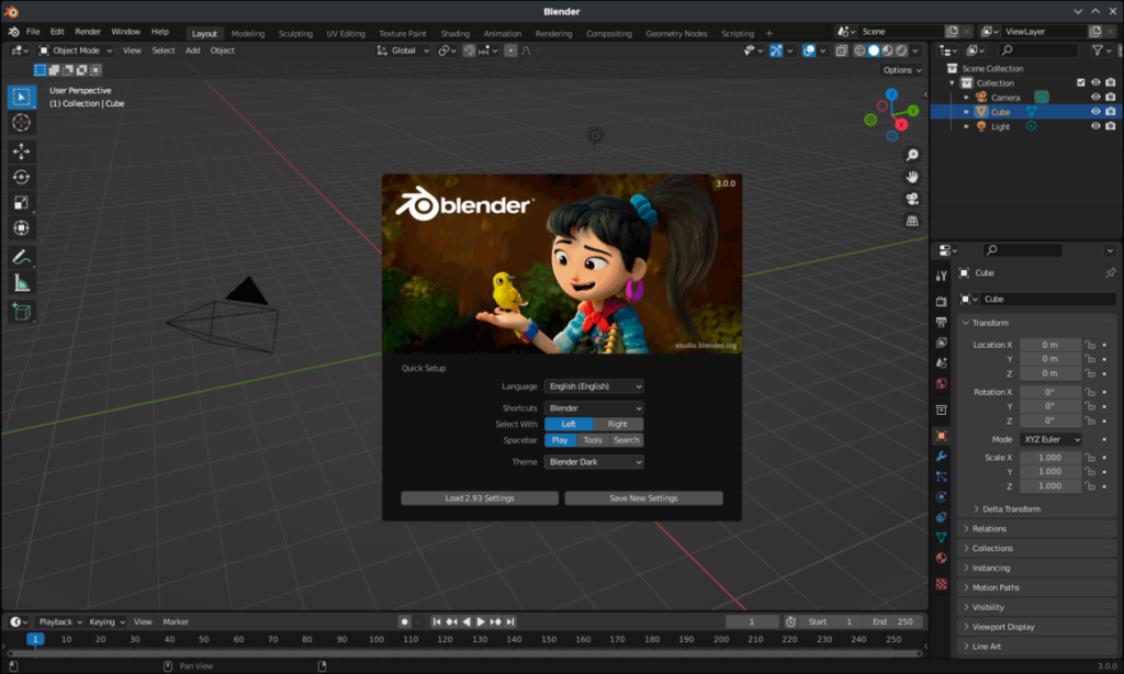 Blender - História e interface 2 blender-interface