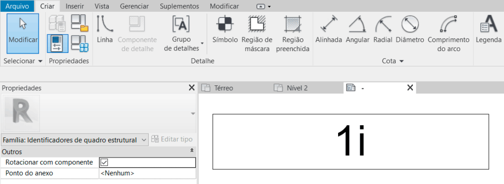 Identificadores (TAGS) no Revit 41 identificadores
