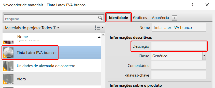 Identificadores (TAGS) no Revit 64 identificadores