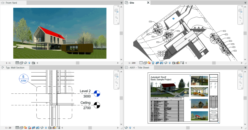 Vistas do projeto - Revit 21 janelas-e-vistas