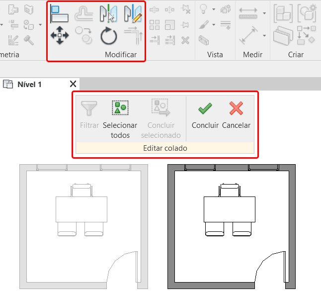 Área de transferência - Revit 11 área-de-tranferência