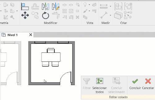 Área de transferência - Revit 12 área-de-tranferência