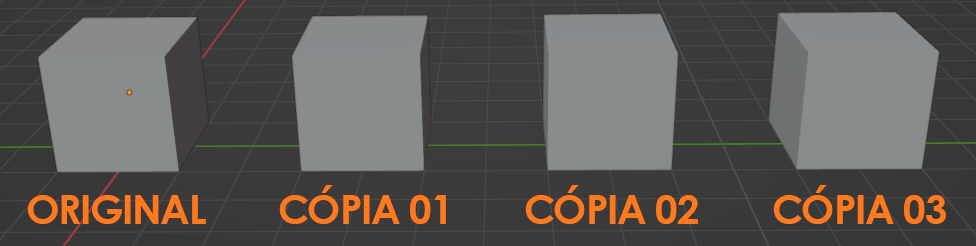 Duplicar objetos no Blender 8 duplicar-objetos