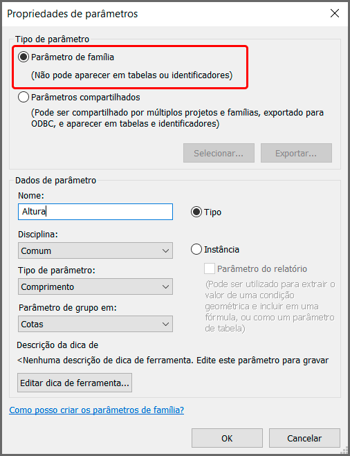 O que são parâmetros no Revit 4 o-que-são-parâmetros