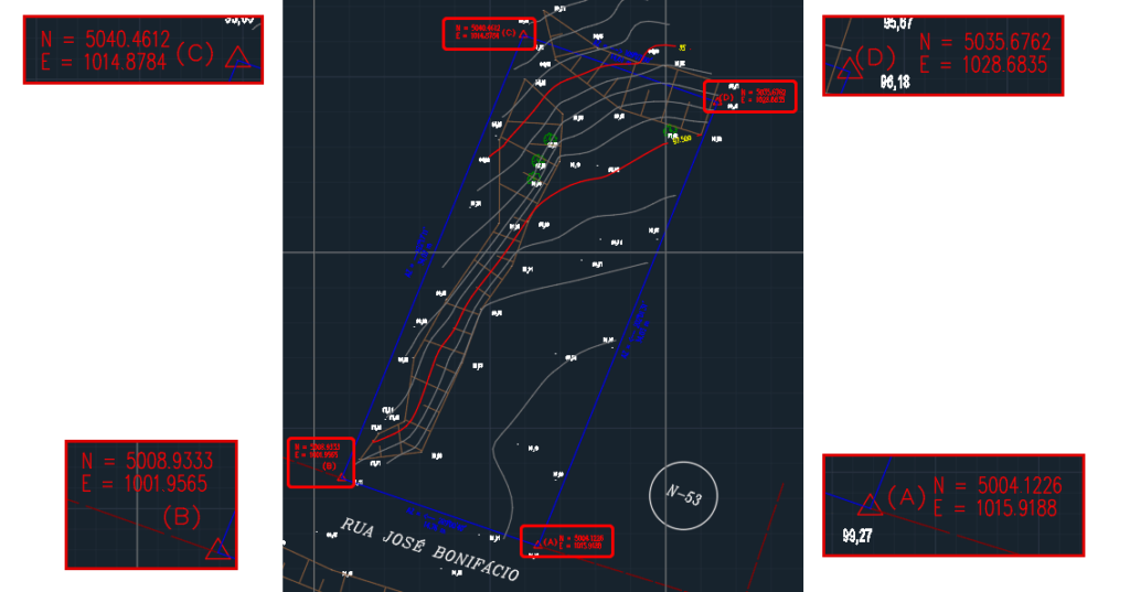 Coordenadas no Revit x Arquivos topográficos do AutoCAD 32 extensões-superiores