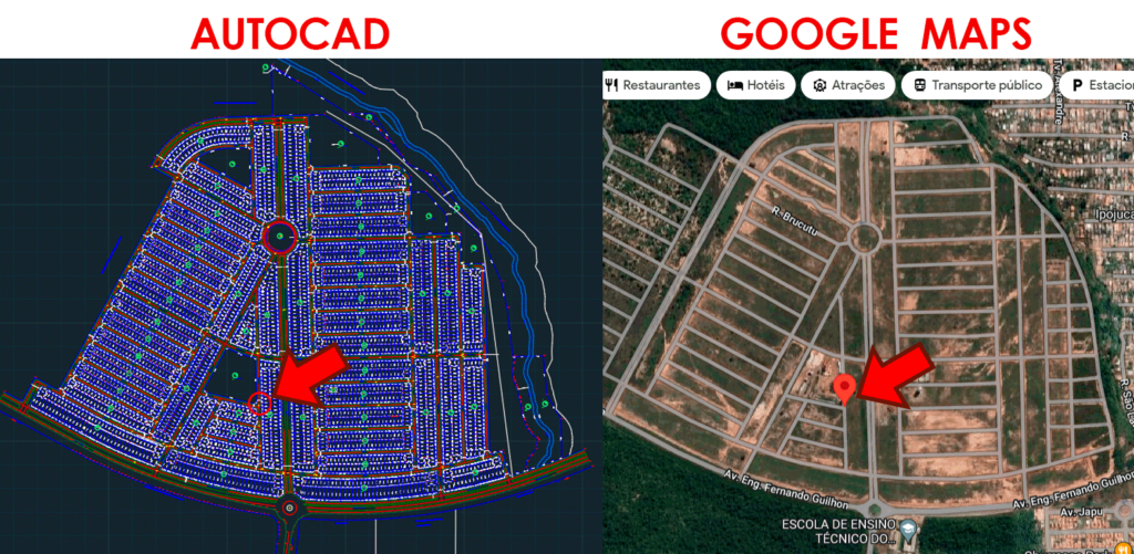 Coordenadas no Revit x Arquivos topográficos do AutoCAD 66 extensões-superiores-