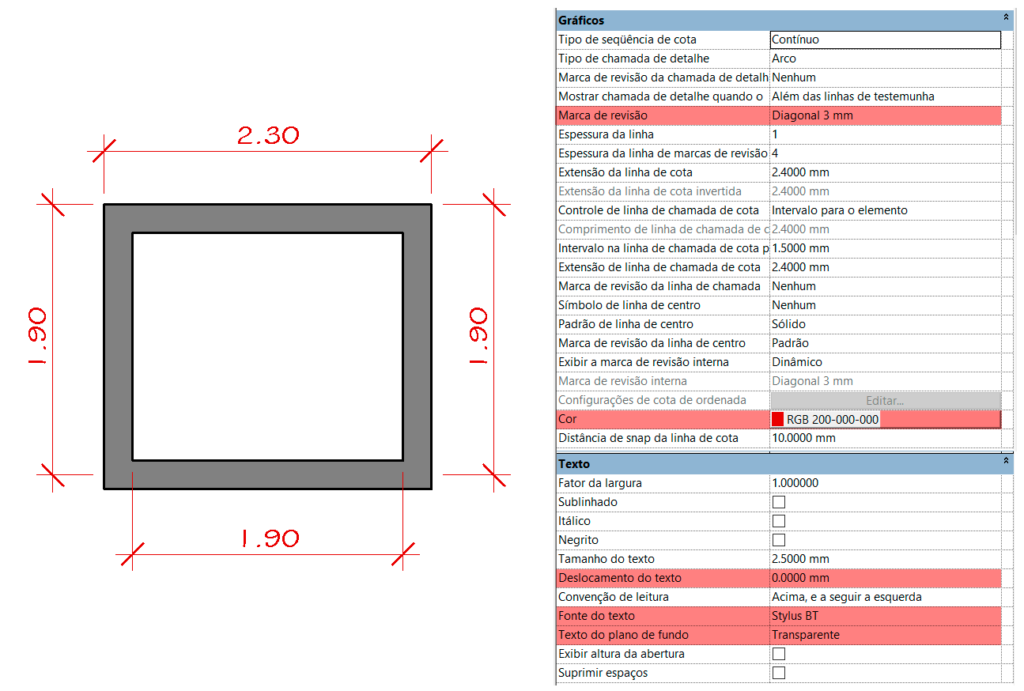 Cotas personalizadas no Revit 53 cotas-personalizadas