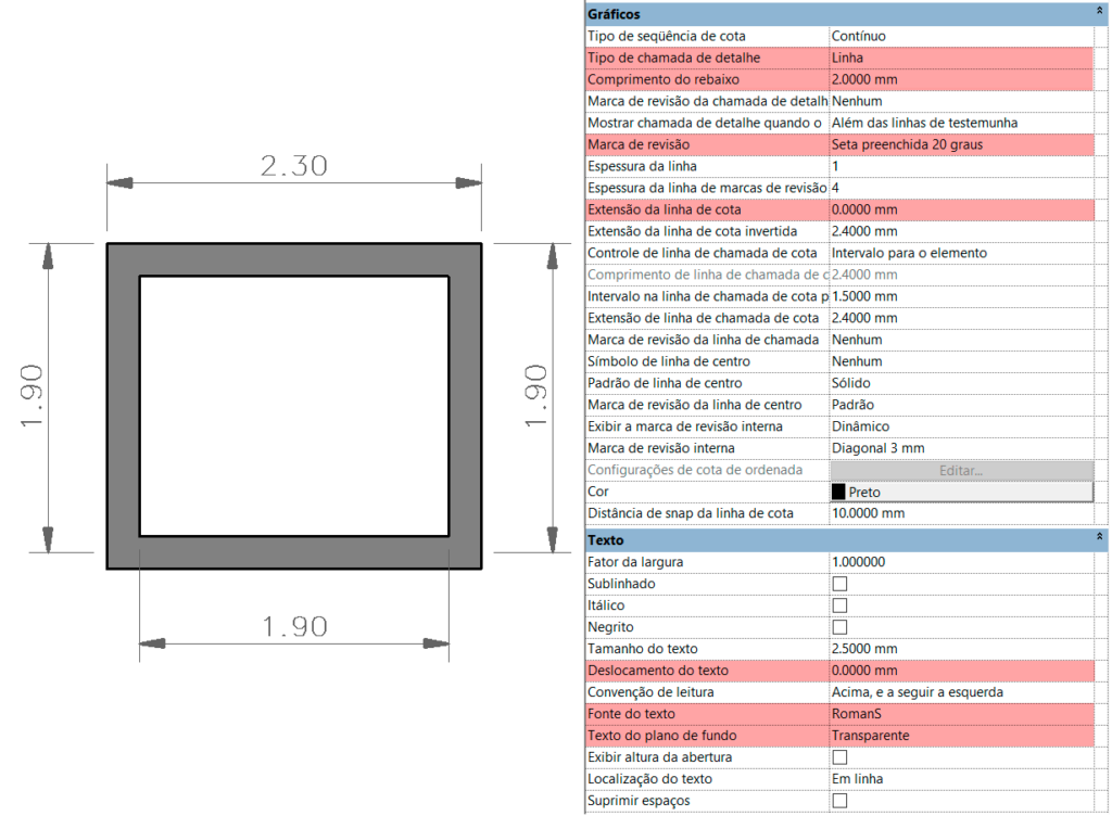 Cotas personalizadas no Revit 56 cotas-personalizadas