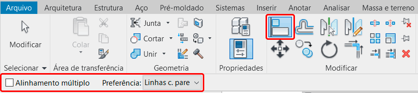 Painel modificar - Revit 9 painel-modificar-revit