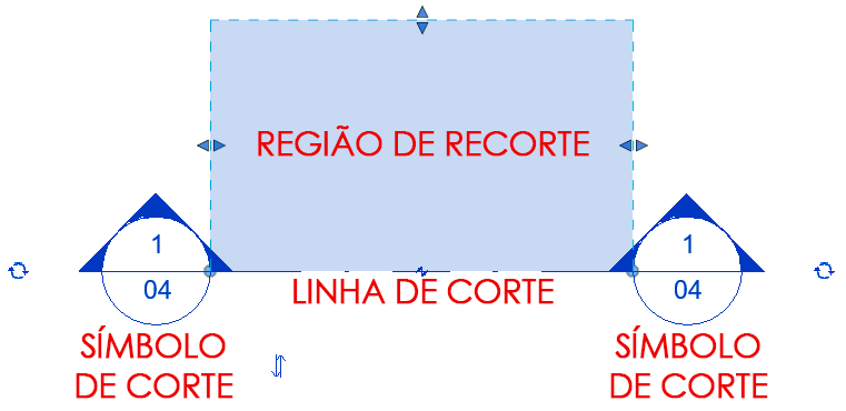 Símbolo de corte personalizado 10 símbolo-de-corte