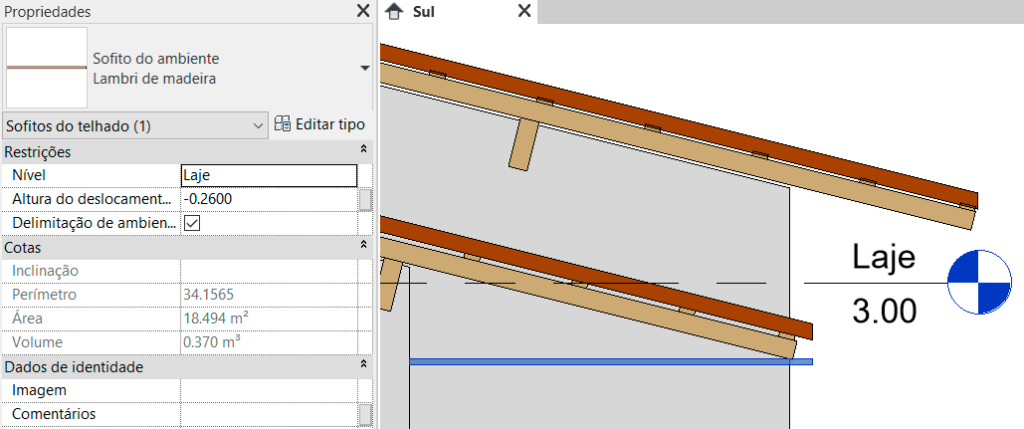 Telhado no Revit - Sofito 21 sofito-borda-calha