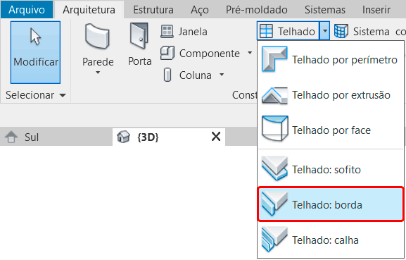 Telhado Revit - Borda 6 sofito-borda-calha
