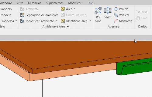 Telhado Revit - Calha 16 telhado-calha