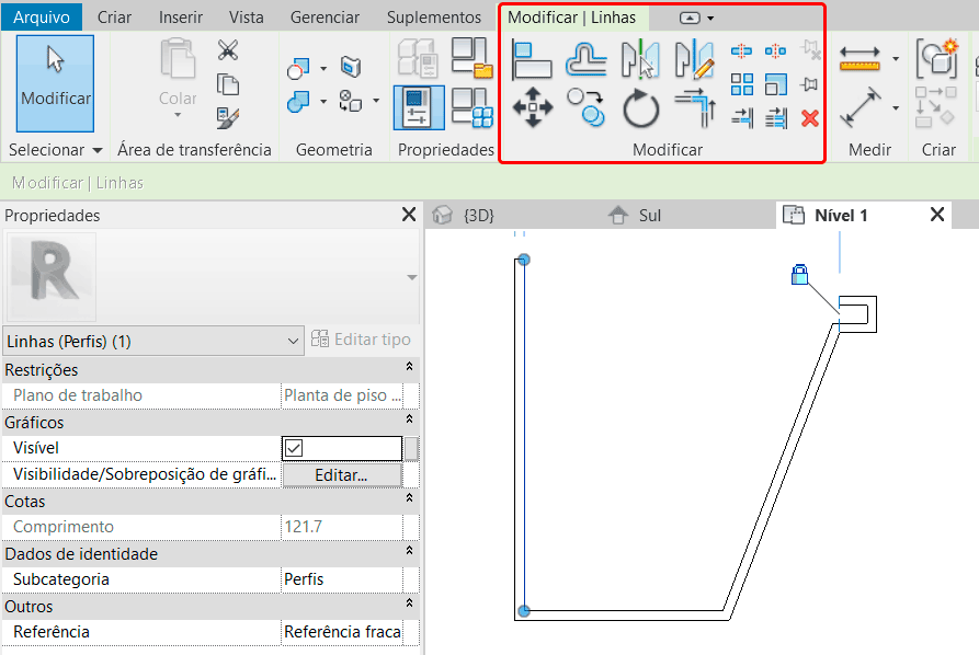 Telhado Revit - Calha 23 telhado-calha