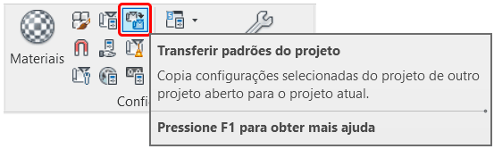 Transferir padrões de projeto - Revit 4 transferir-normas