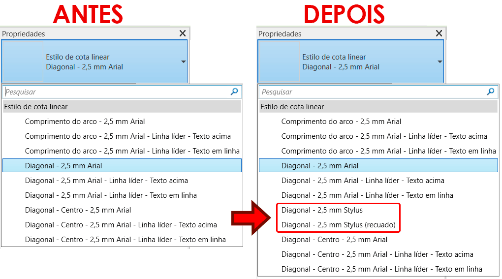 Transferir padrões de projeto - Revit 10 transferir-normas