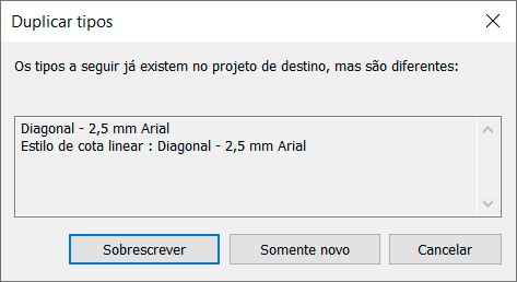 Transferir padrões de projeto - Revit 12 transferir-normas
